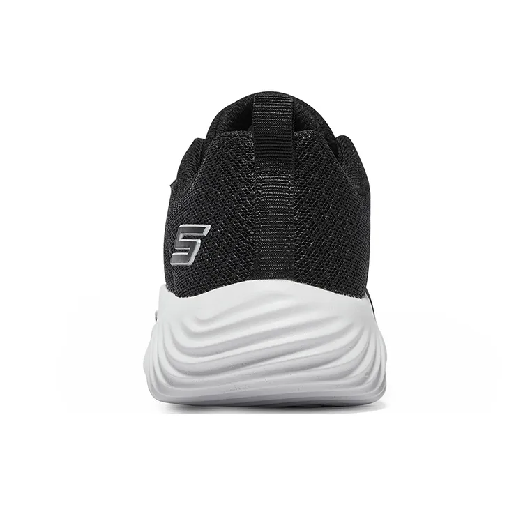 Skechers Boys Slip-Resistant Cushioning Wear-Resistant Low-Top Kids' Running Shoes Black Teenagers-4