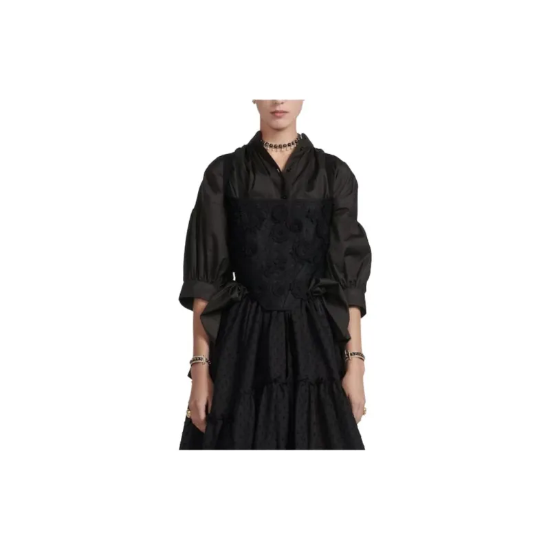 DIOR Strapless Top Women's Black-3