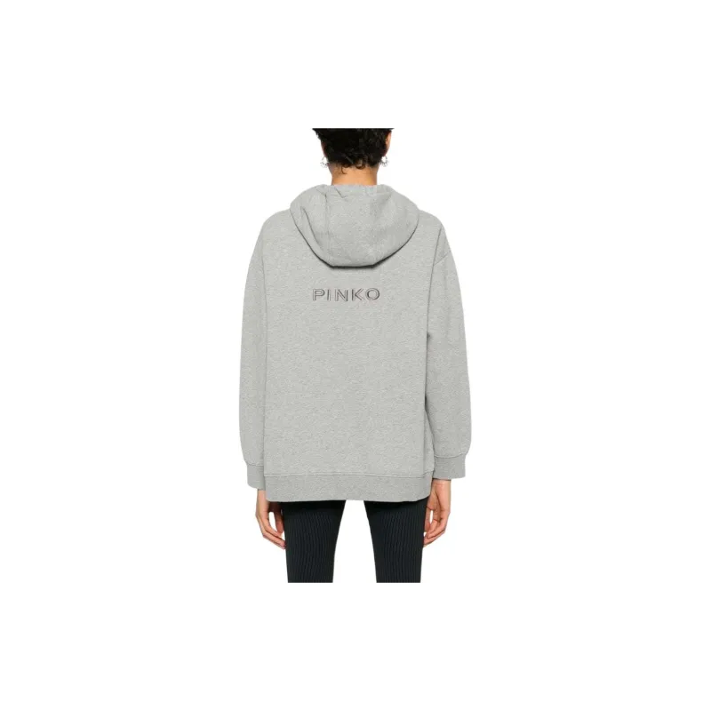 PINKO Love Birds Zip-up Hoodie-2