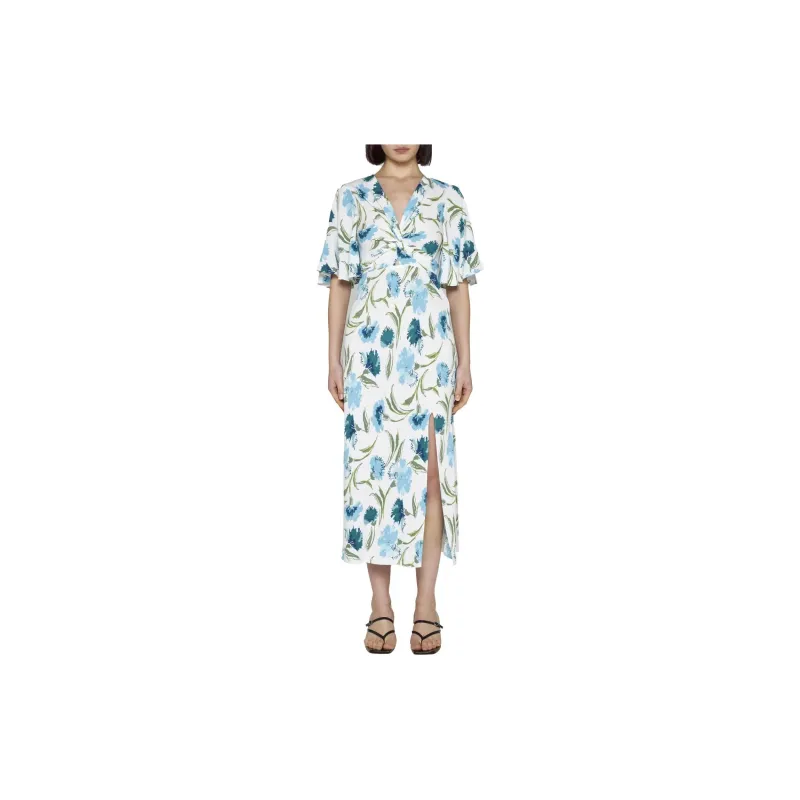 DVF Diane Von Furstenberg Bessie Floral Printed Dress-1