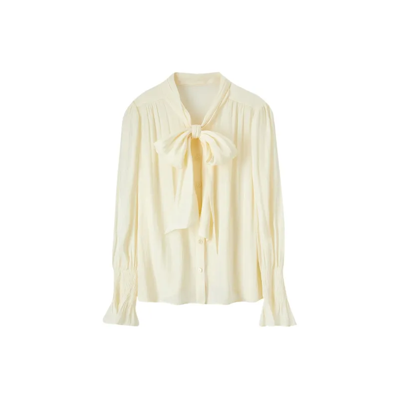 SENTUBILA Shirt Women's Apricot-7