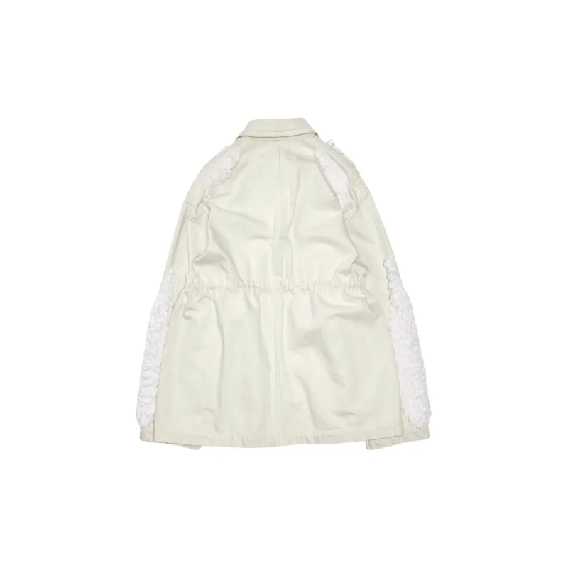 SONG FOR THE MUTE FW24 Jackets Coats Women's White-1
