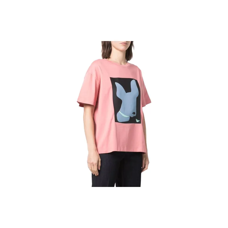 EMPORIO ARMANI T Shirts Women's Pink-1