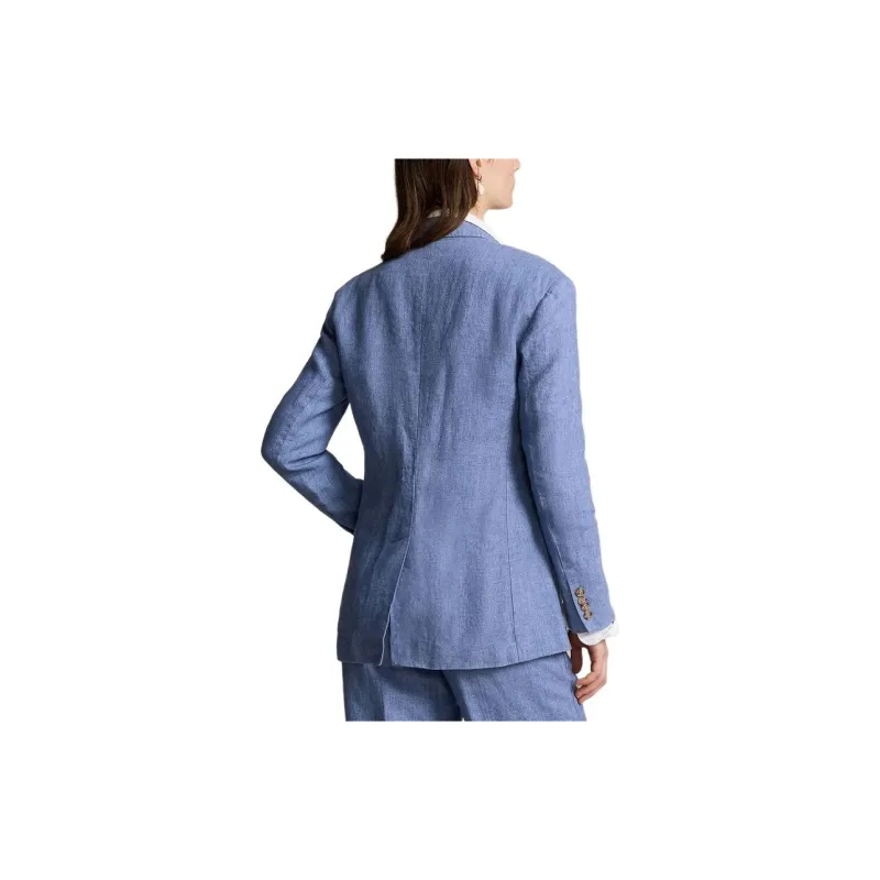 Polo Ralph Lauren SS24 Business Suit Coat Women's Blue-2