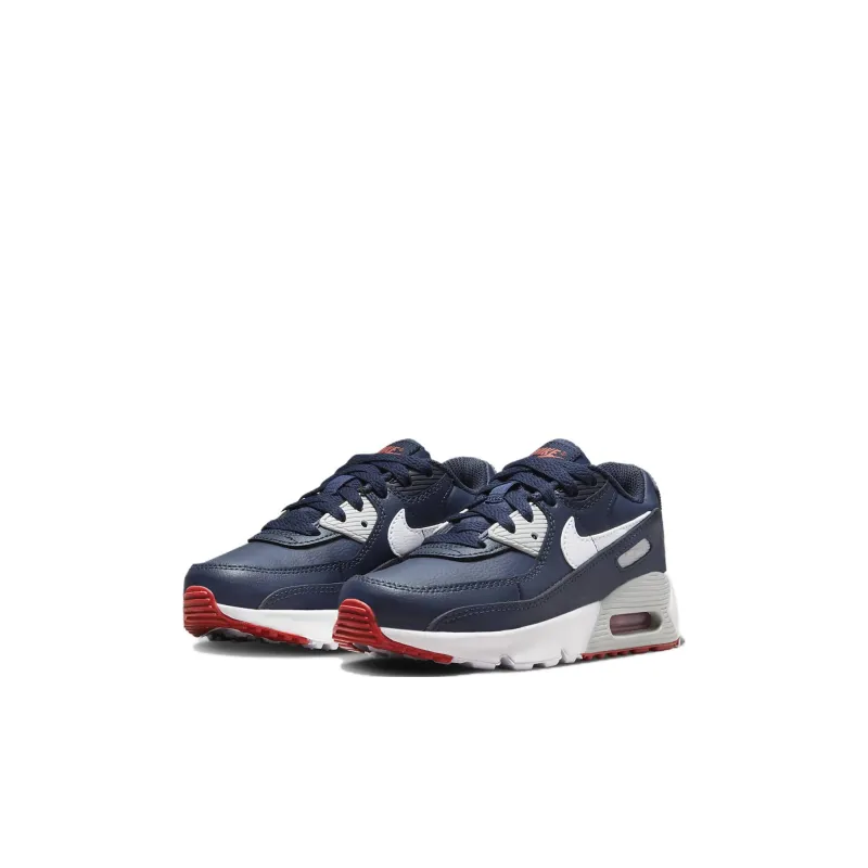 Nike Air Max 90 Leather Obsidian Track Red PS-2