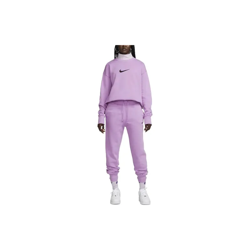 Nike Knitted Sweatpants Women's Violet-2