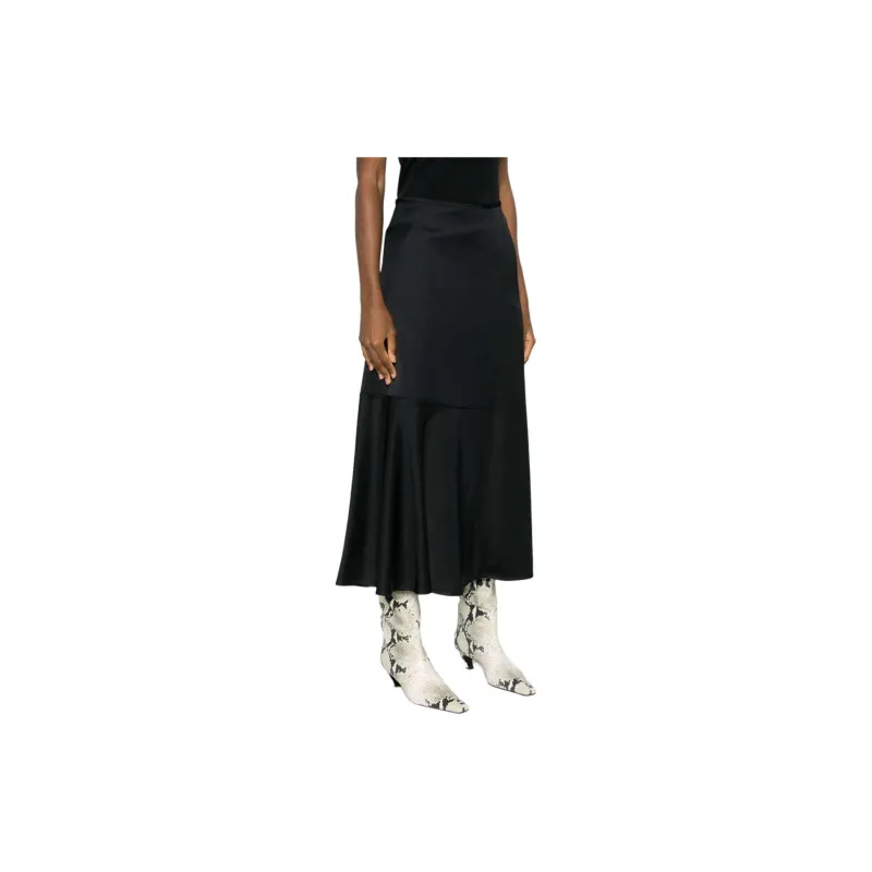 JIL SANDER High Waist Panelled Midi Skirt-3