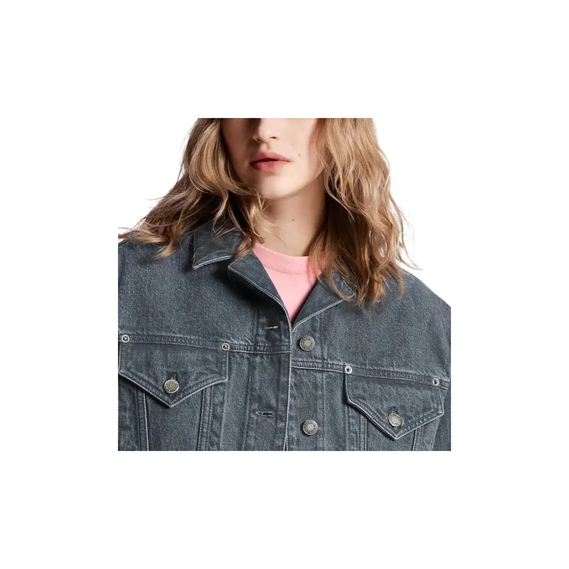 LOUIS VUITTON Washed Denim Jacket-4