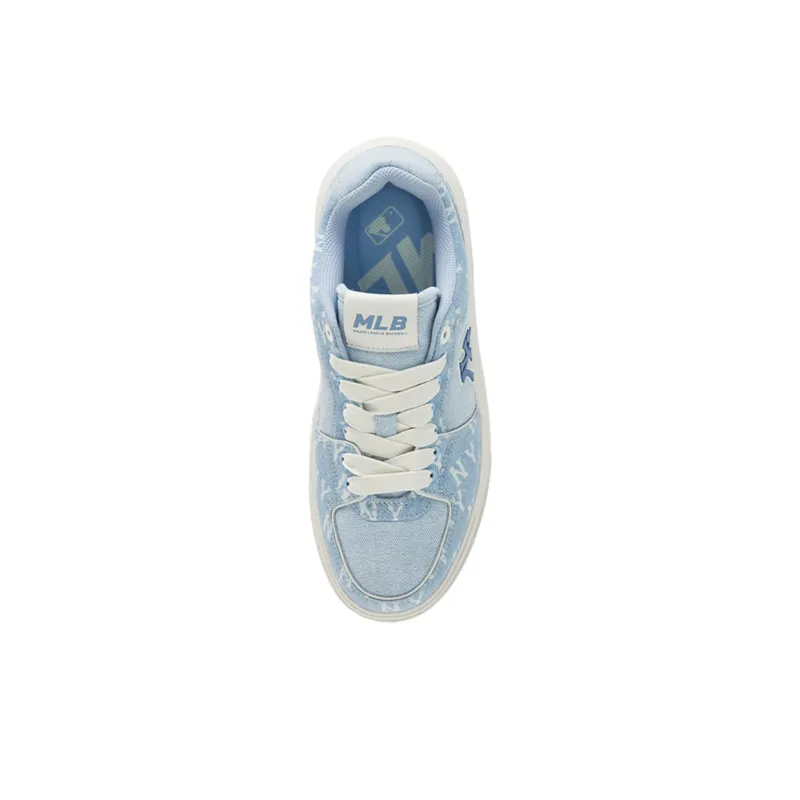 MLB Chunky Liner Wear-Resistant Low-Top Skateboard Shoes Unisex Sky Blue-3
