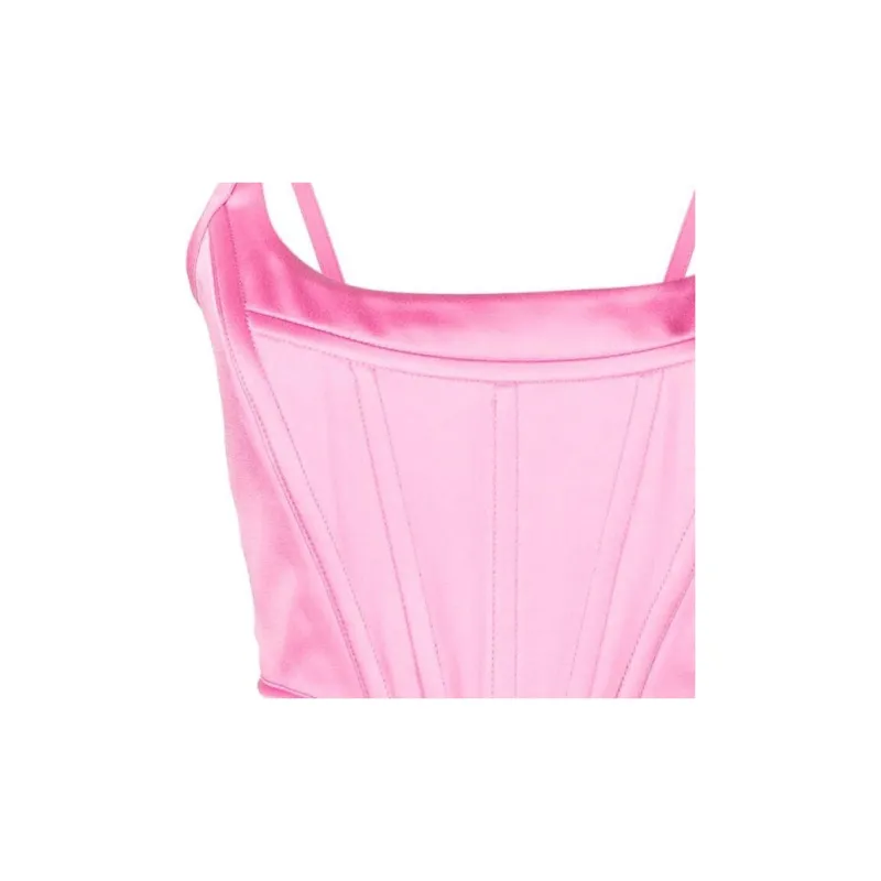 VERSACE Medusa '95 Satin Corset Top-4