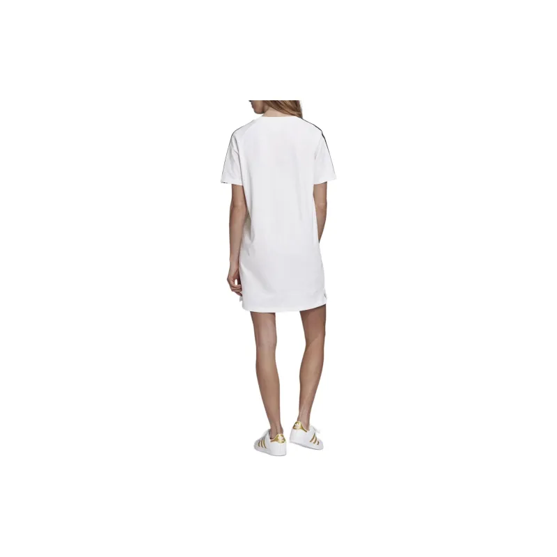Adidas Originals Euro Cup Dress Short Sleeved Dress Women's White-4