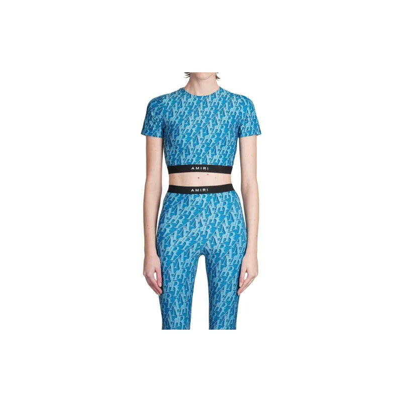 AMIRI T-Shirts Women's Blue-3