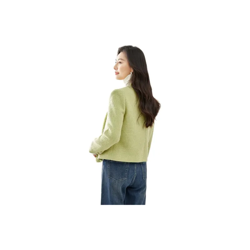 VIMLY Cropped Coats Women's-2