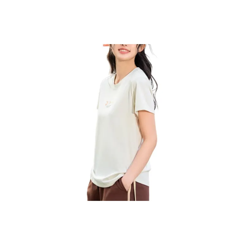 361° T Shirt Women's Cream White-3