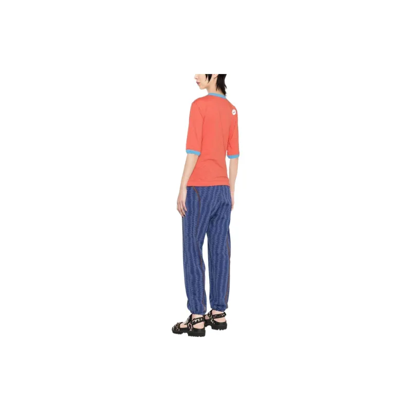 GANNI T Shirts Women's Orange-1
