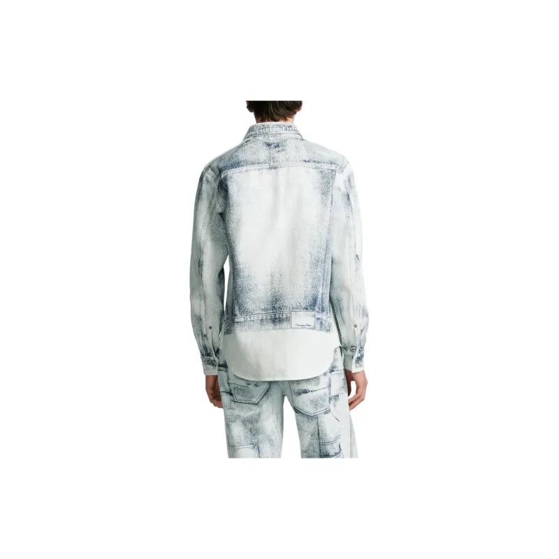 DIOR Shirts Men Blue-4