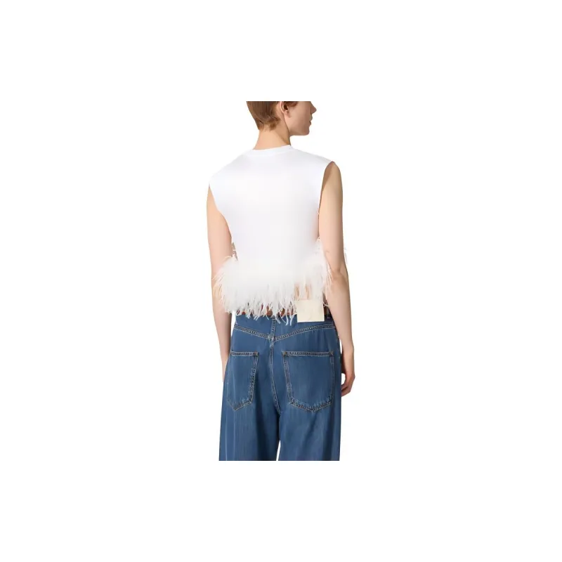 Valentino T Shirt Women's White-3