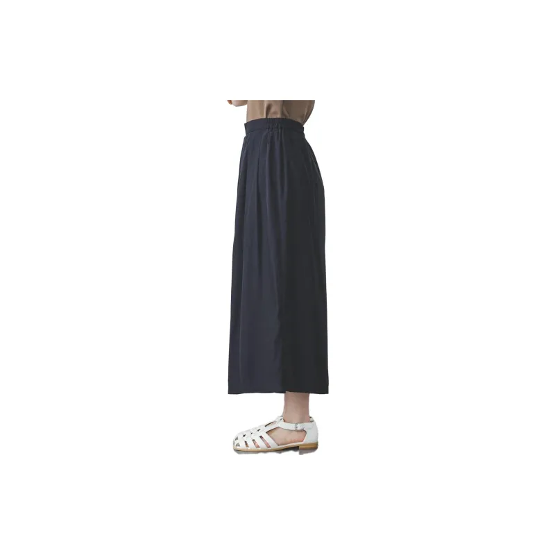 Beams Casual Pants Women's Marine Blue-4