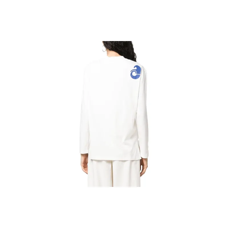 Courrèges Twist Shell Long Sleeve 'Heritage White'-2
