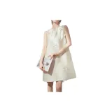 DESIGNER UNCLE Sleeveless Dress Women's Ecru