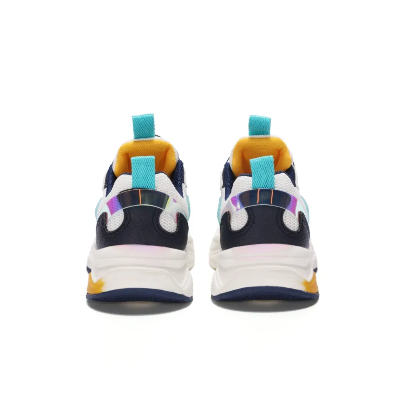 PONY MODERN Slip Resistant Cushioning Wear Resistant Kids Lifestyle Shoes Yellow White Kids'-4