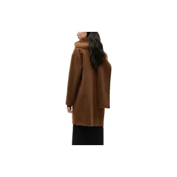 Hopeshow Coat Women's Vintage Caramel
