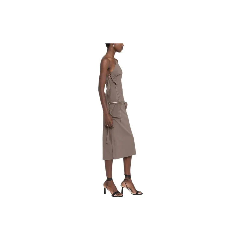 Jacquemus Zip detail Midi Dress-3