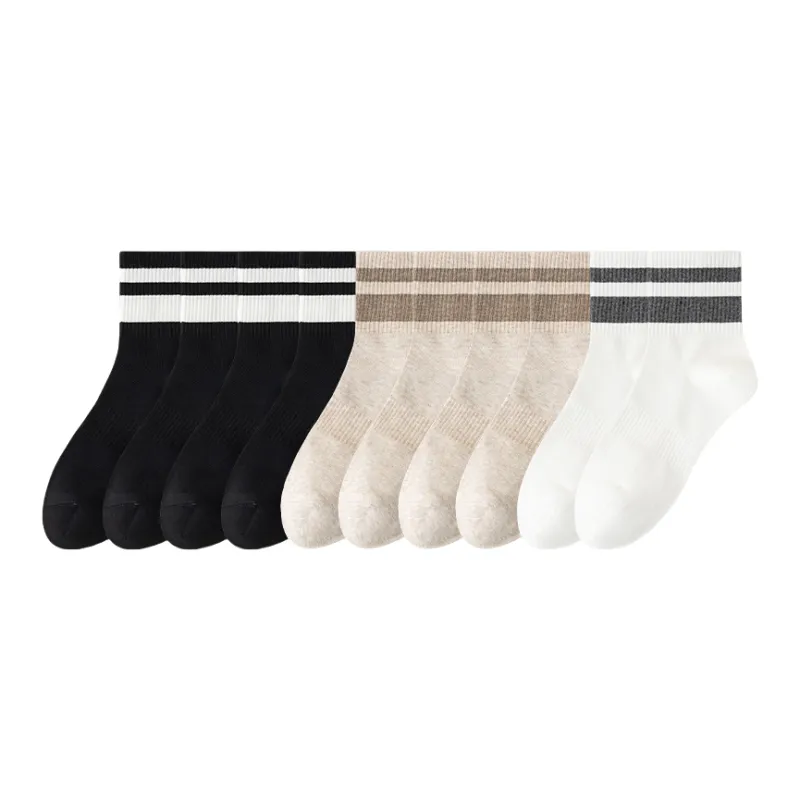 Lan Miao Mid Calf Socks Men's 10 Pack-6