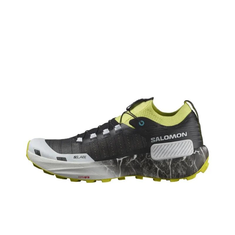 SALOMON S/LAB Anti-Slip Wear-Resistant Low-Top Running Shoes Unisex Black-0