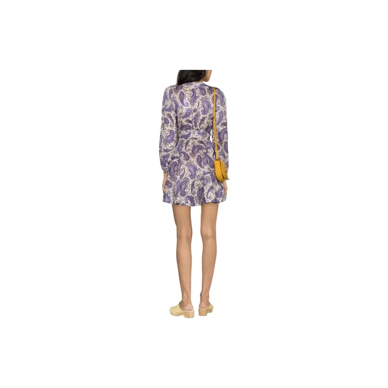 Zimmermann Devi Paisley print Wrap Dress-2