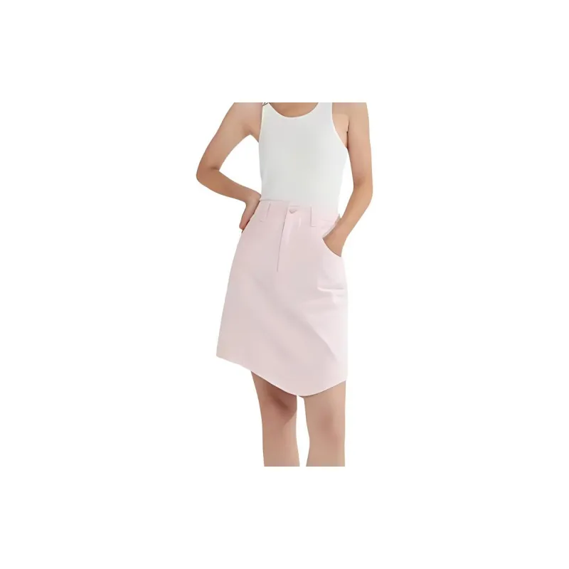 BLUEerror Casual Short Skirts Women's Pink-3
