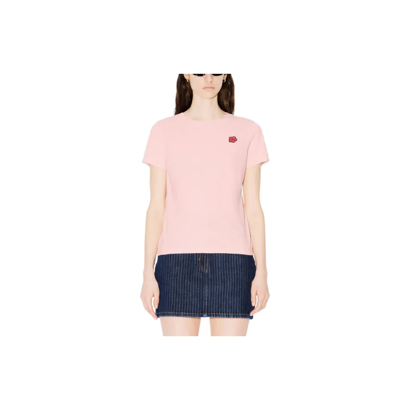 KENZO Boke Flower Embroidered Crewneck T Shirt-3