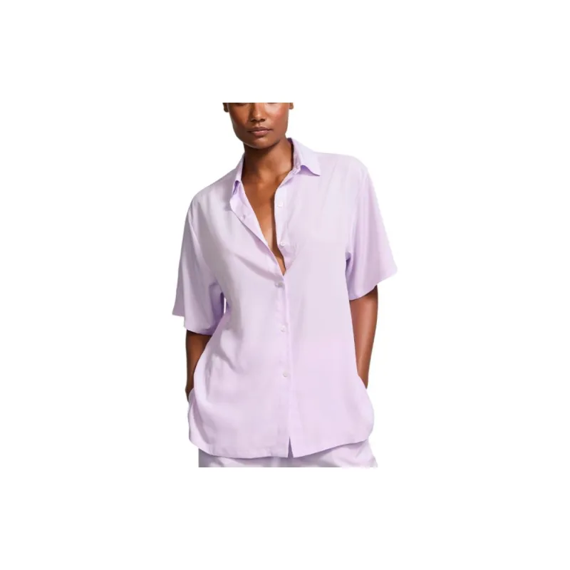 Victoria's Secret Shirt Women's Taro Purple-1