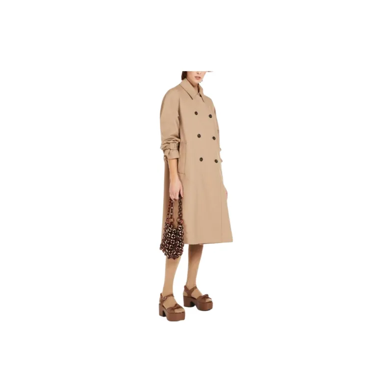 WEEKEND MaxMara Candida Double Breasted Belted Coat-1
