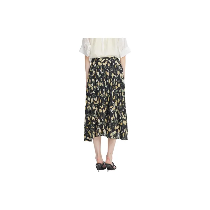 XG Casual Long Skirt Women's Letter Flower-3