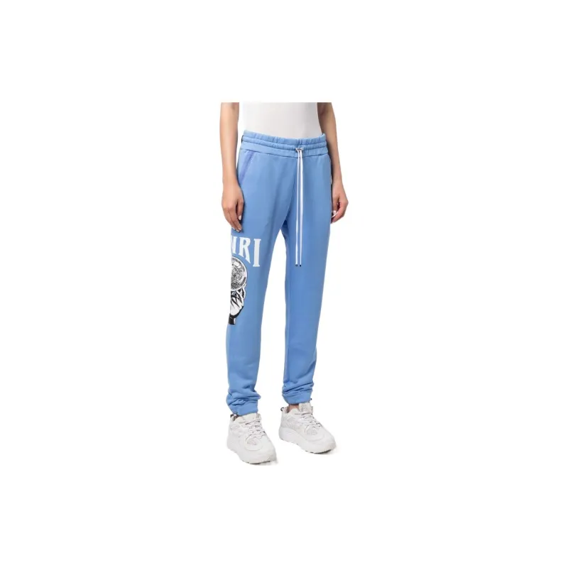 AMIRI Knitted Sweatpants Women's Blue-3