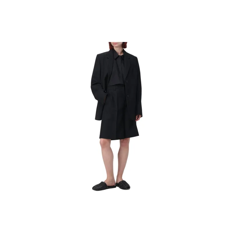TOTEME Single-Breasted Straight Hem Blazer-3