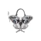 621-01 White Stars Butterfly (Trumpets)