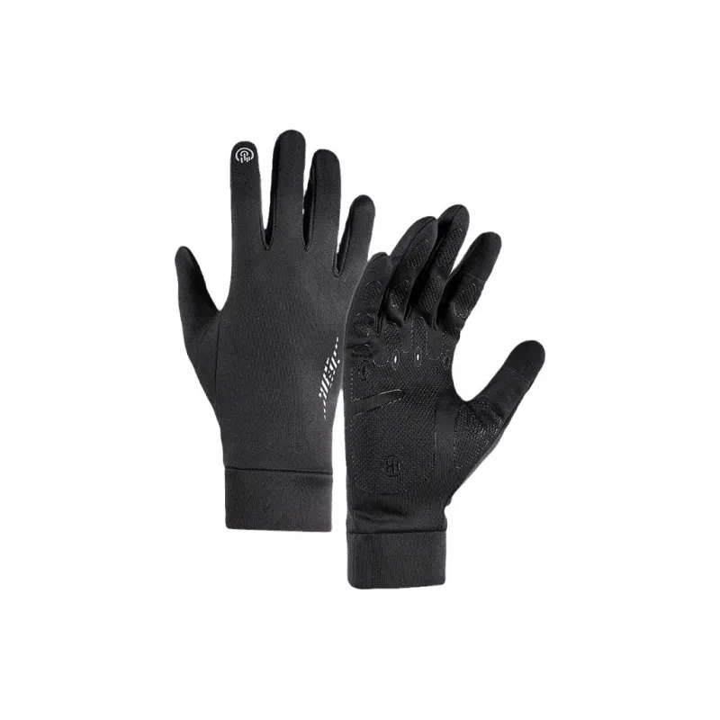 TANLU Riding Equipment Cycling Glove Hiking Mountaineering Mountain Bike Unisex Elastane Polyester Black-0
