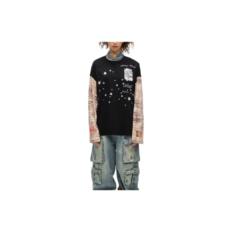 Alexia Sandra Drop Shoulder Sleeve T Shirt Unisex-1