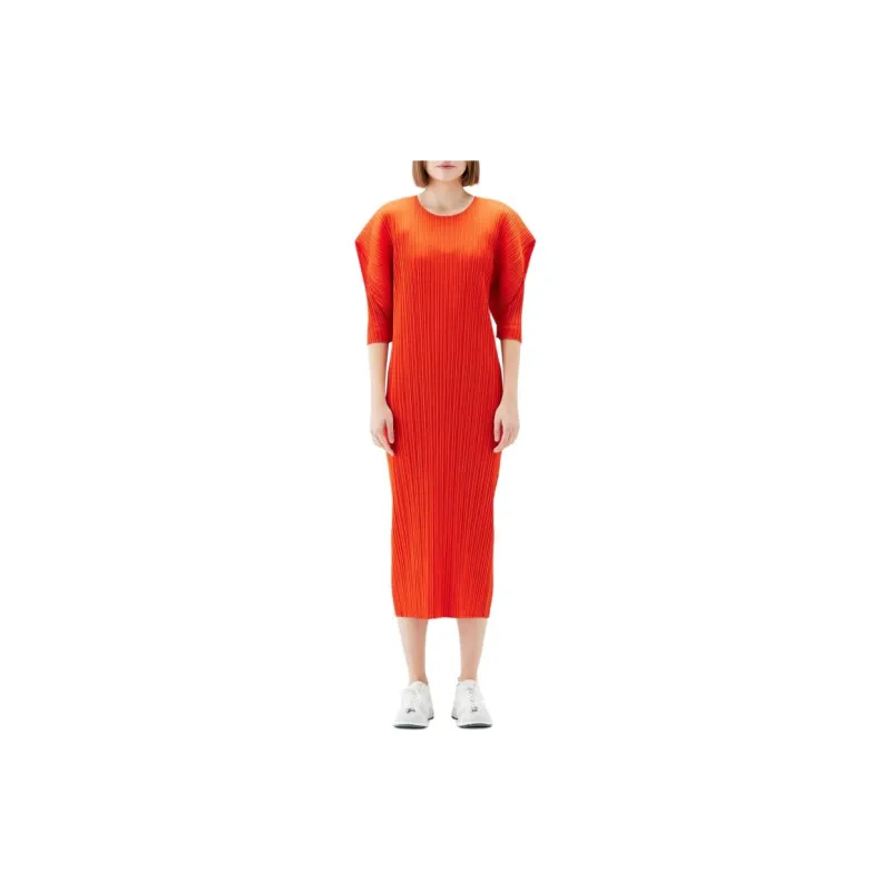 PLEATS PLEASE ISSEY MIYAKE Monthly Colors July Midi Dress-4