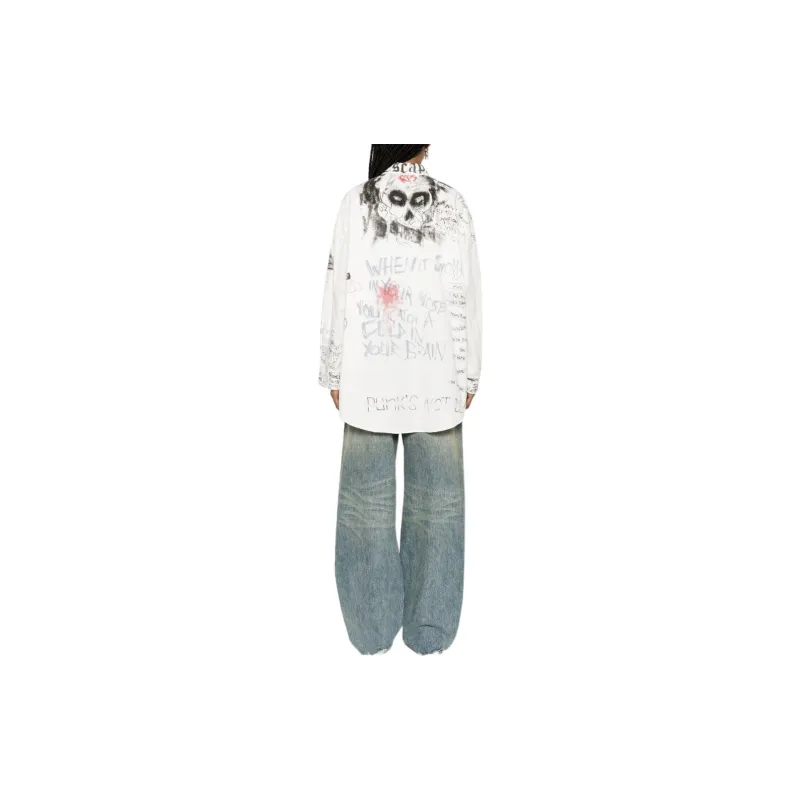 R13 Shirts Women's White-2