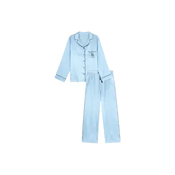 Victoria's Secret PINK THE MIX Pajama Set Women's Sky Blue