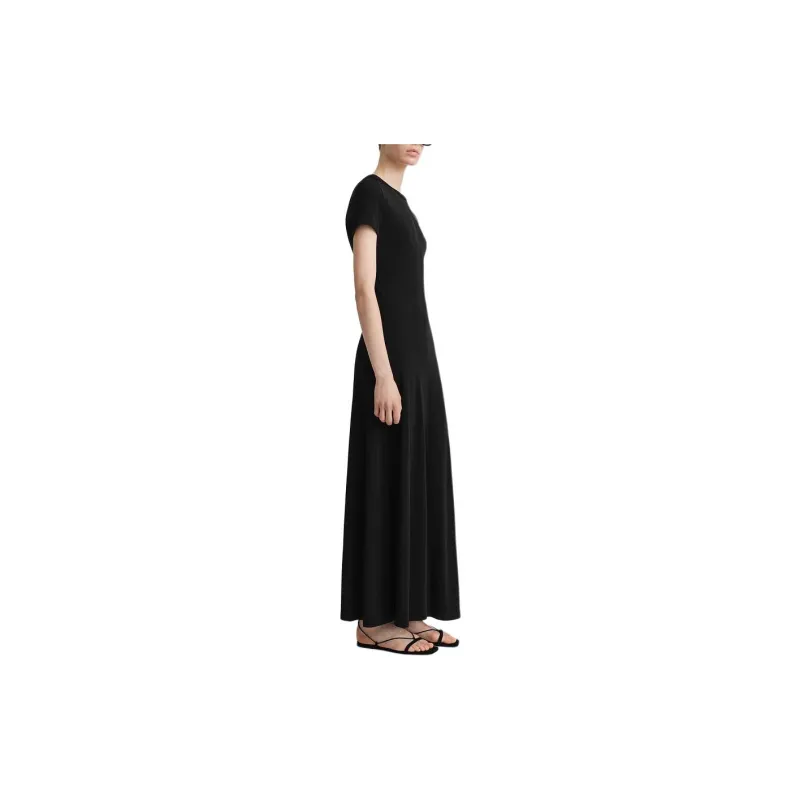 TOTEME Fluid Crewneck Jersey Dress-3