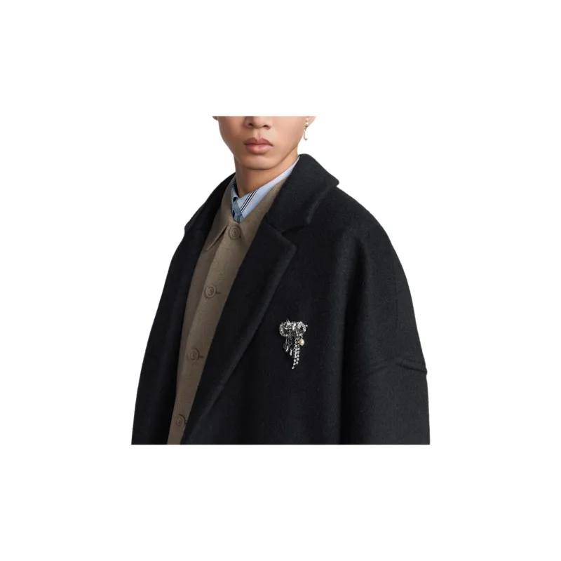 DIOR Coats Men Black-2