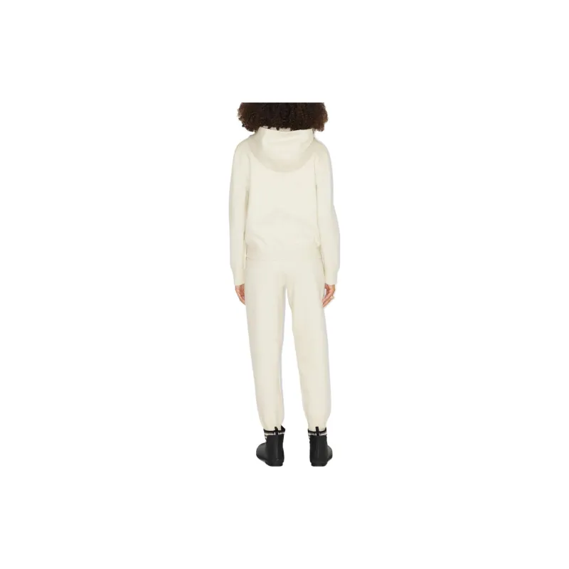 Burberry Cashmere Blend Zip Hoodie Jackets & Coats Women's White-2