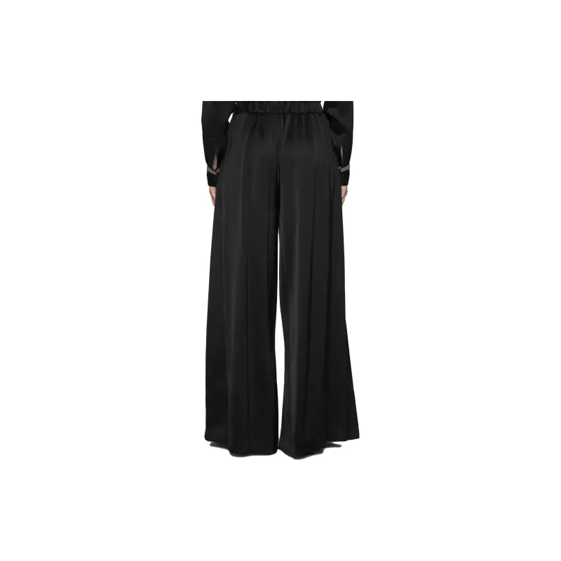 Fabiana Filippi Satin Wide Leg Trousers-2