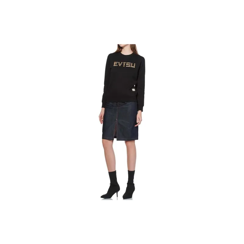 EVISU Denim Short Skirts Women's Blue-2