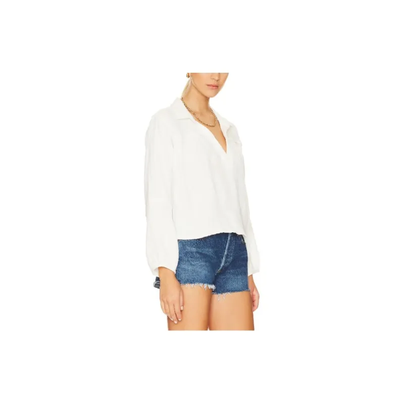 FREE PEOPLE Shirt Women's White-3