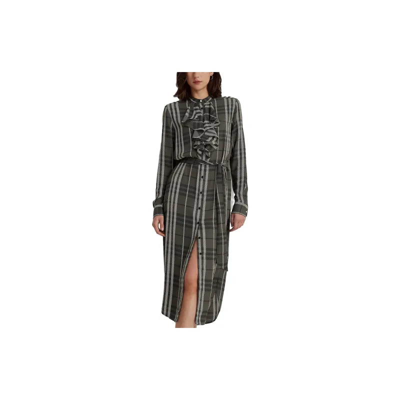 Polo Ralph Lauren Long-Sleeved Dresses Women's Green-1